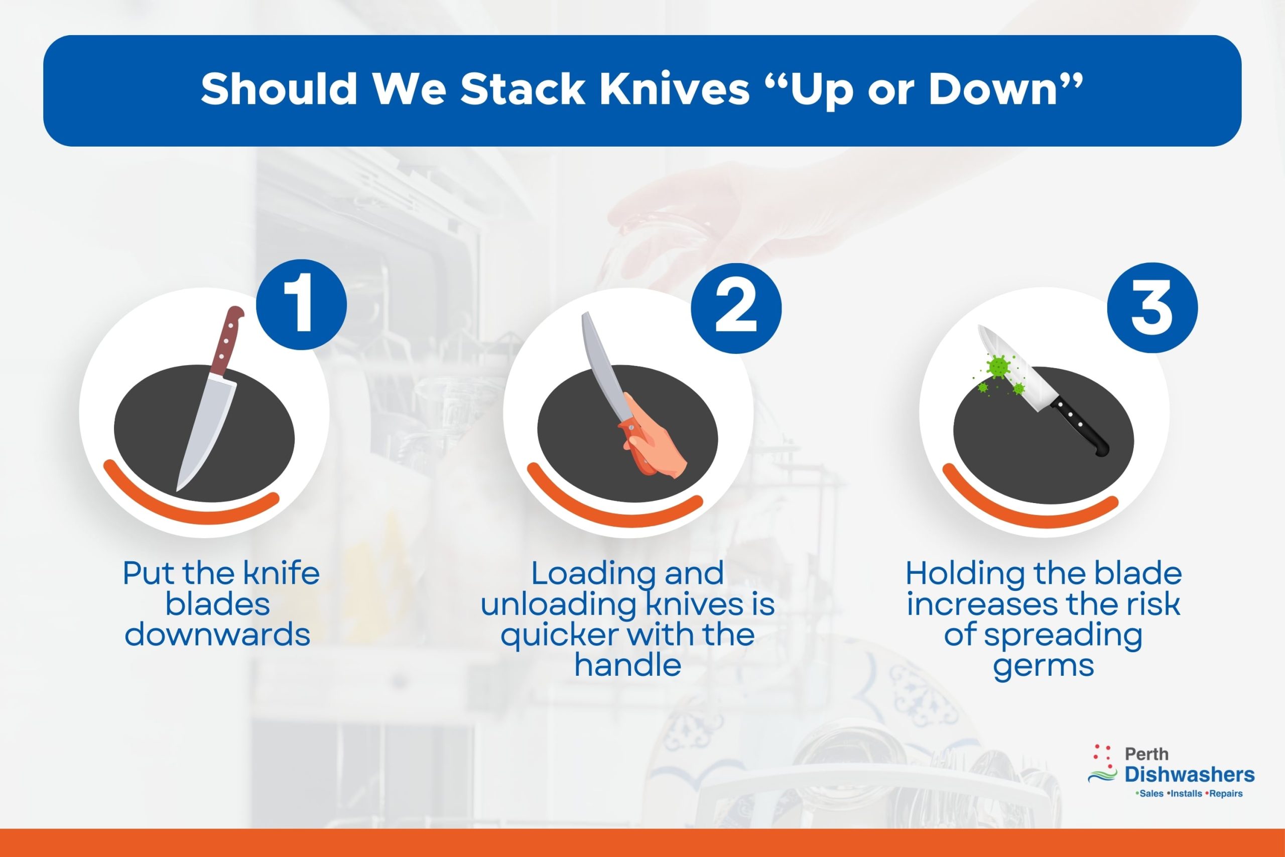should we stack knives “up or down” 2