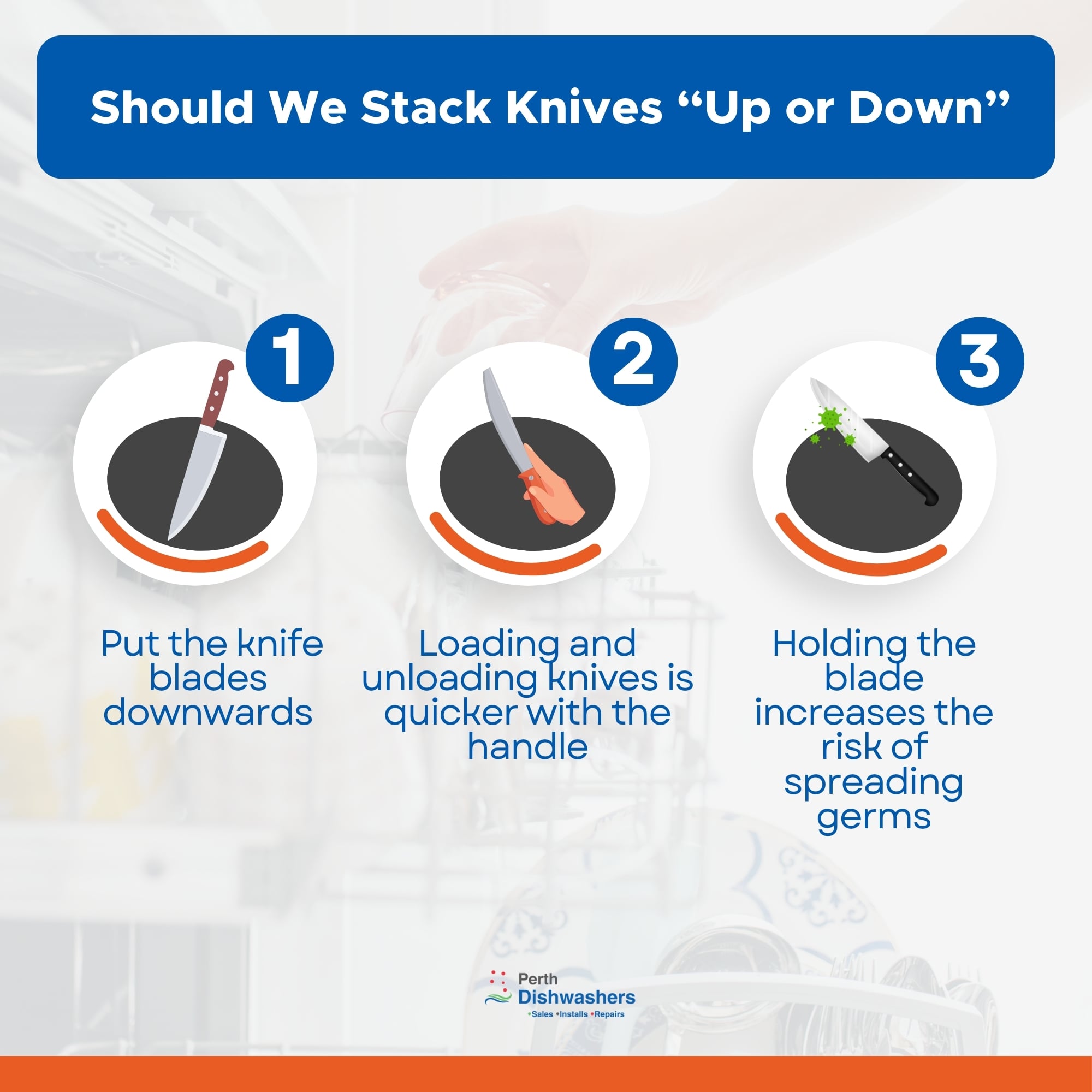 should we stack knives “up or down” m2